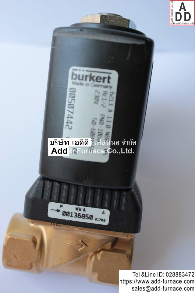 Burkert Gas Solenoid Valve 1to2inch (8)